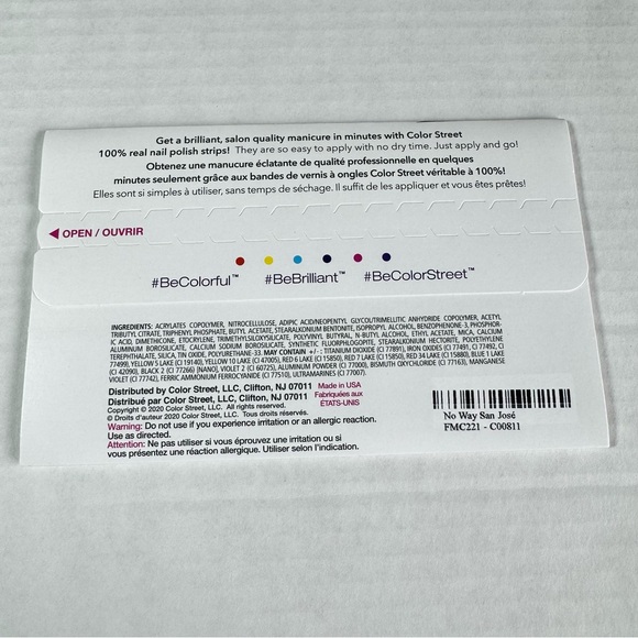 *Retired* Color Street: No Way San Jose | Dusty Pink Pale Pastel Spring Fall - Picture 4 of 12